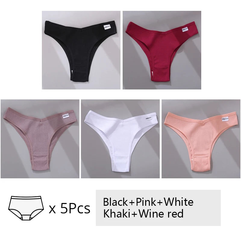 FINETOO 5Pcs/set  Panties