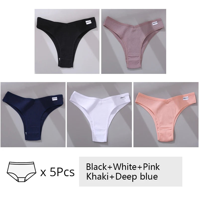 FINETOO 5Pcs/set  Panties