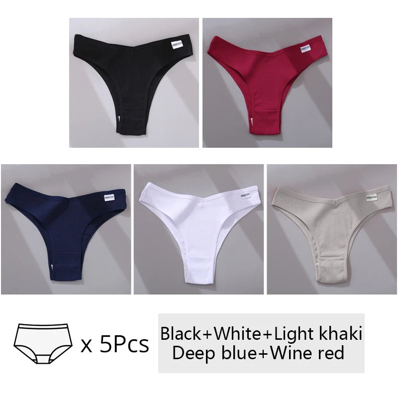 FINETOO 5Pcs/set  Panties