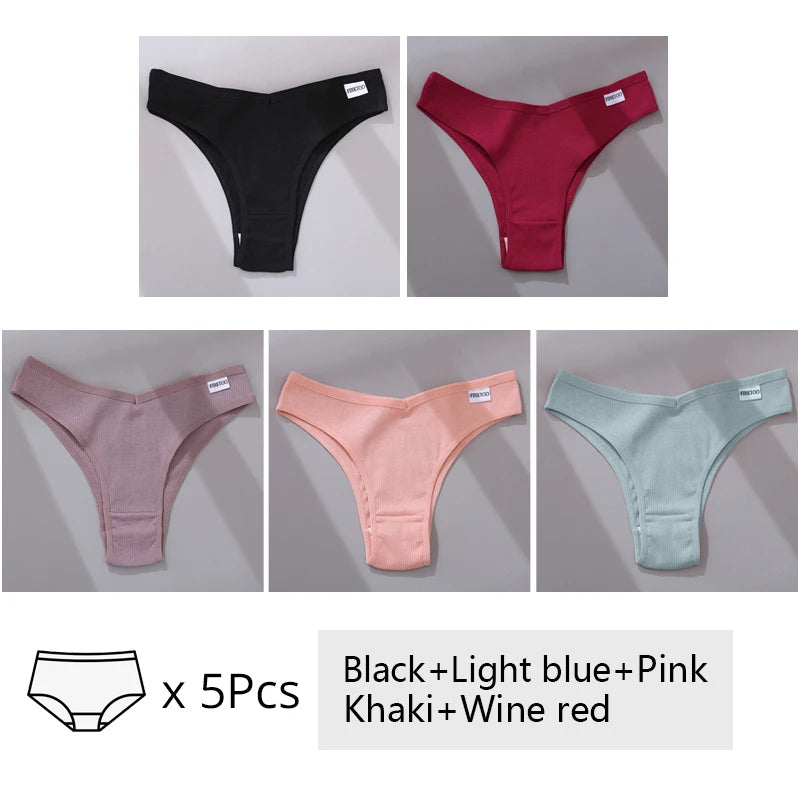 FINETOO 5Pcs/set  Panties