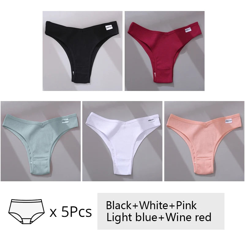 FINETOO 5Pcs/set  Panties