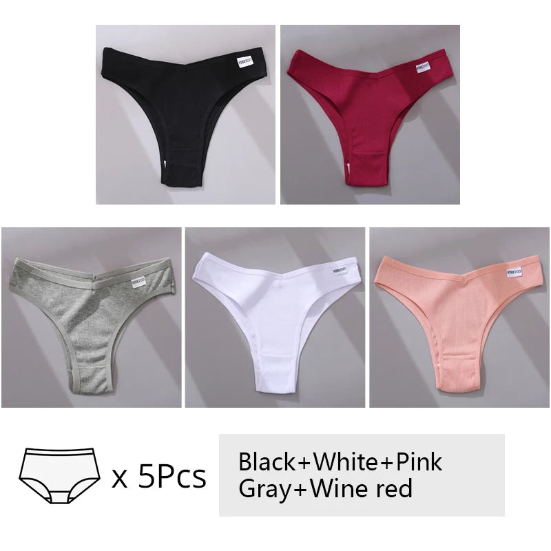 FINETOO 5Pcs/set  Panties