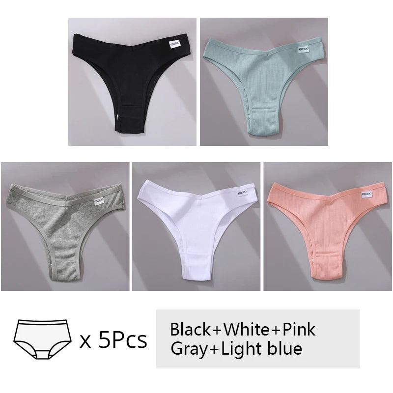 FINETOO 5Pcs/set  Panties