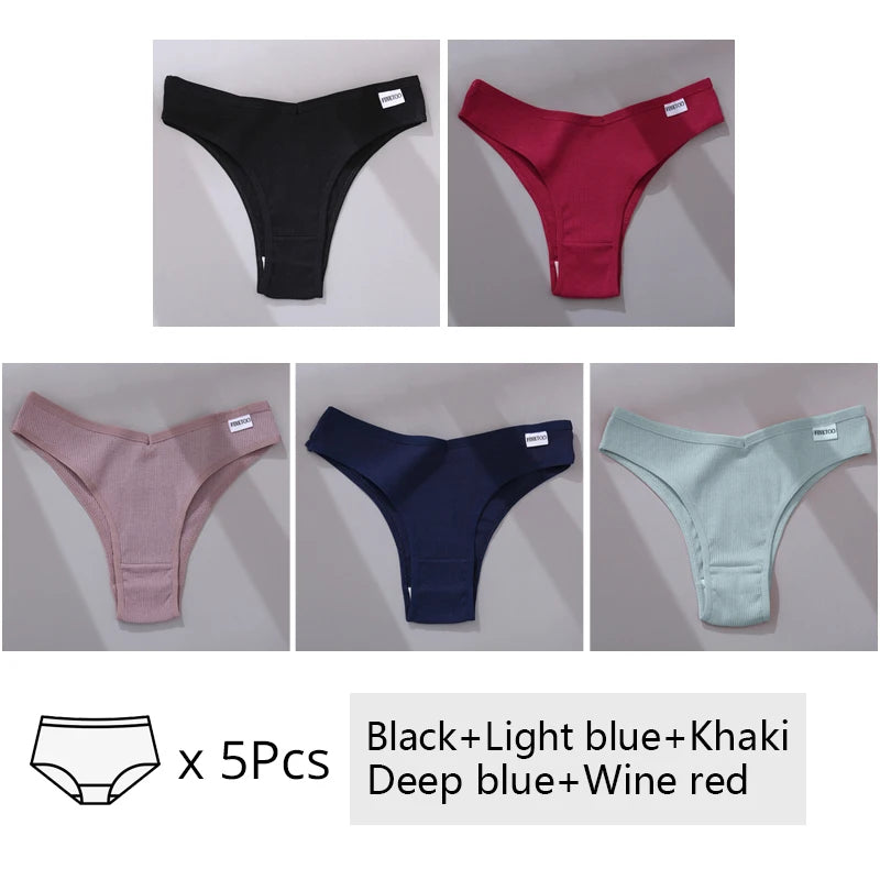 FINETOO 5Pcs/set  Panties