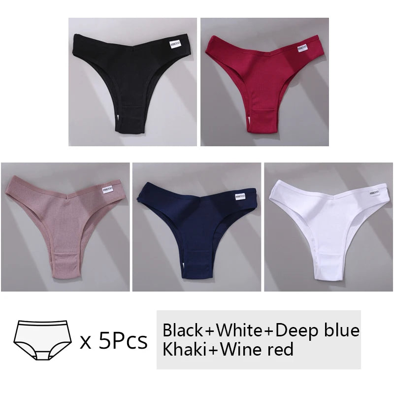 FINETOO 5Pcs/set  Panties