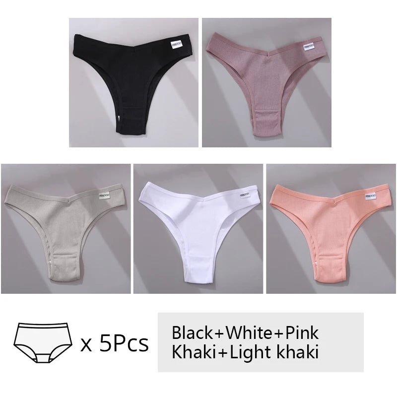 FINETOO 5Pcs/set  Panties