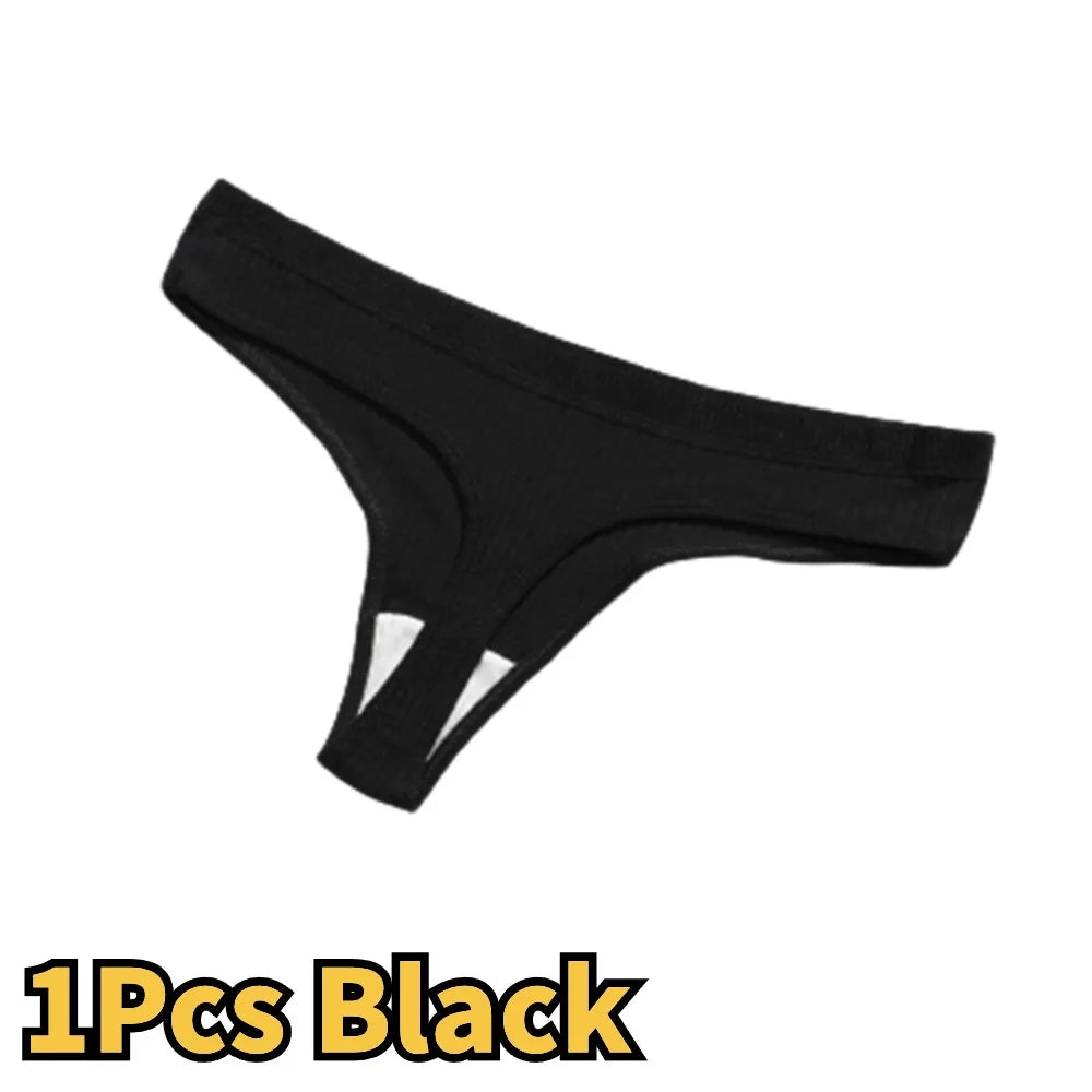 Women Sexy Lingerie 1/2/3/5/10Pcs Ladies Cotton Panties Thongs M L XL XXL Plus Size G-strings Low Waist трусы женские Underwear