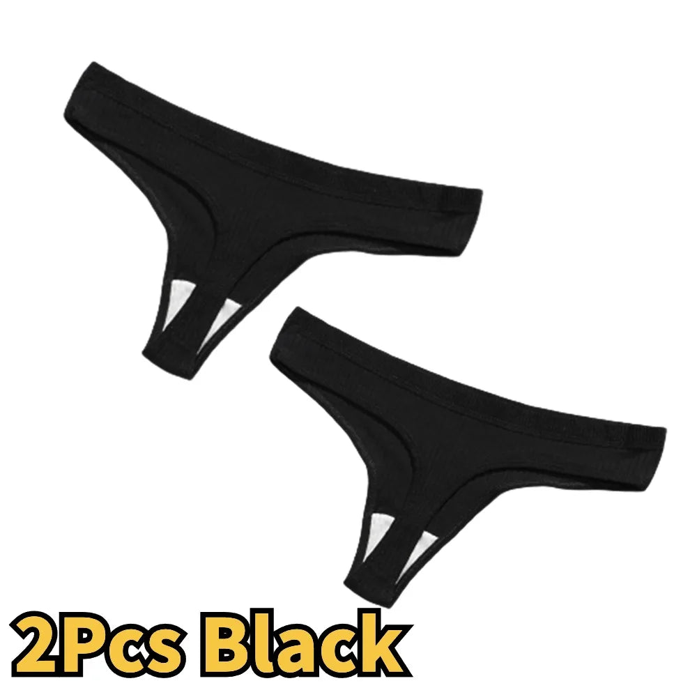 Women Sexy Lingerie 1/2/3/5/10Pcs Ladies Cotton Panties Thongs M L XL XXL Plus Size G-strings Low Waist трусы женские Underwear