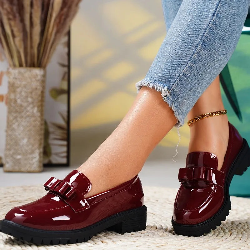 2024 Summer Ladies New Fashion Round Toe Retro Solid Color Mary Jane Shoes Daily Casual Shopping Ladies High Heels Zapatos Mujer